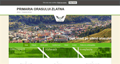 Desktop Screenshot of primaria-zlatna.ro